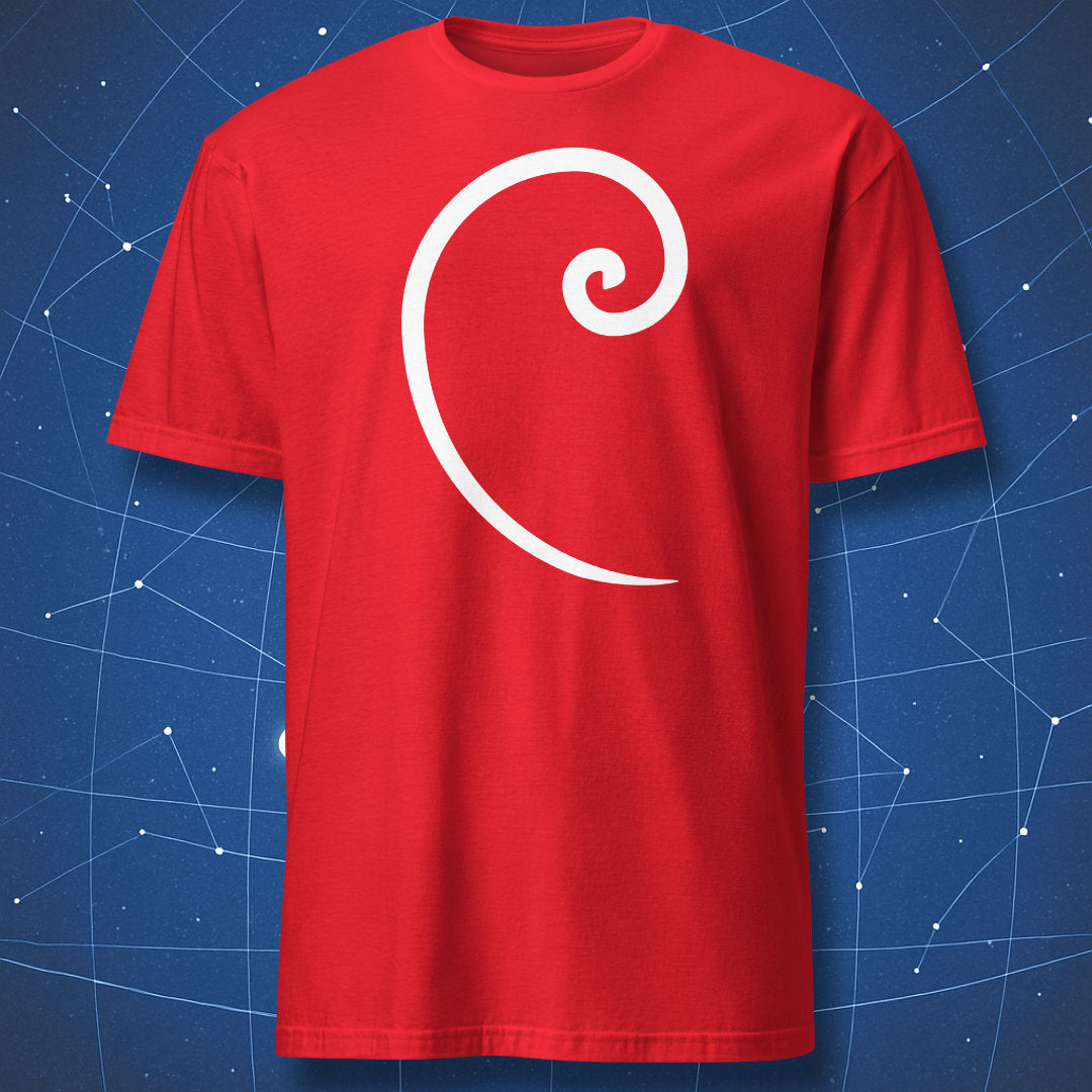 Fibonacci Spiral – Minimalist Math T-Shirt – Dork Matter