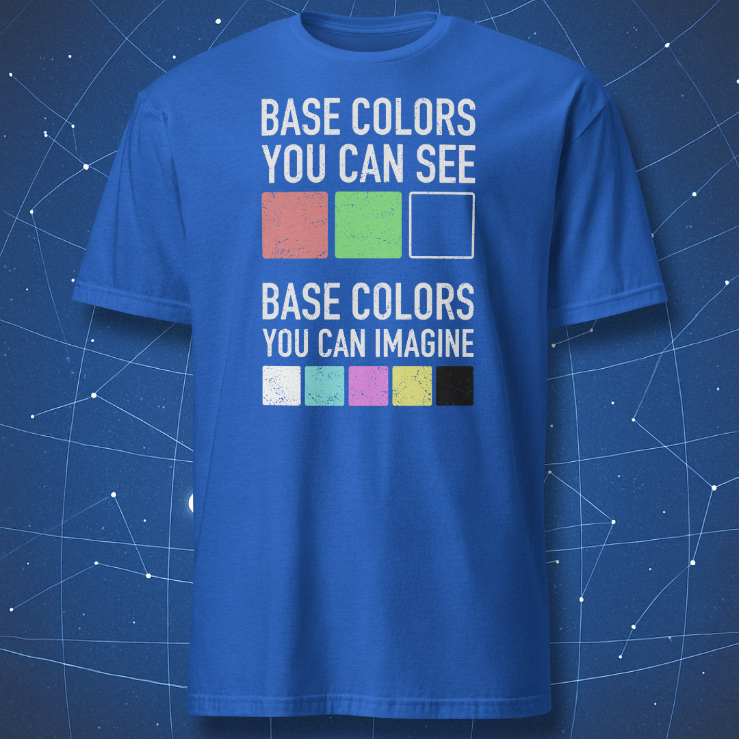 Minimalist Dork Matter T-shirt for artists and color geeks.