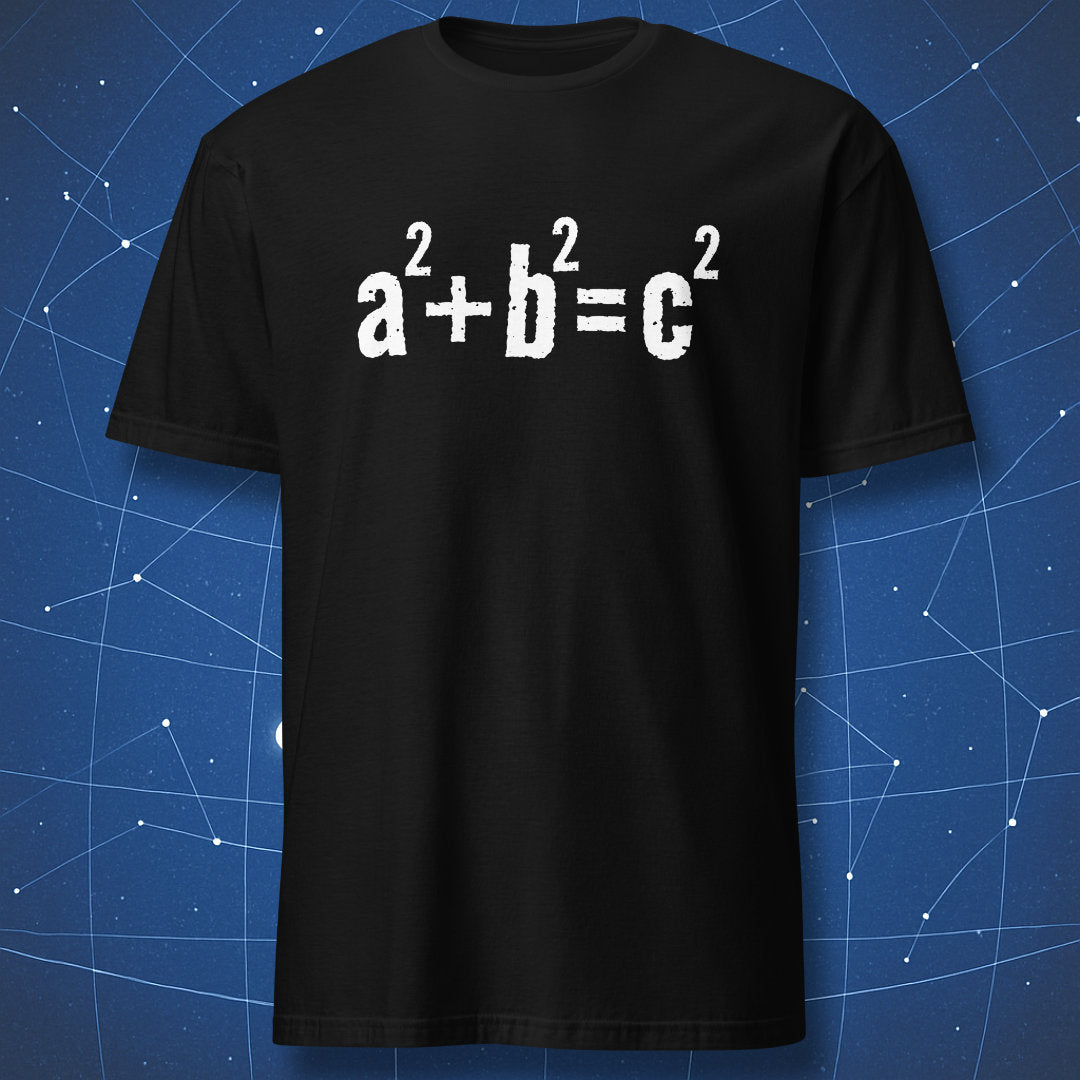 Pythagorean Theorem – a² + b² = c² Math Nerd T-Shirt – Dork Matter