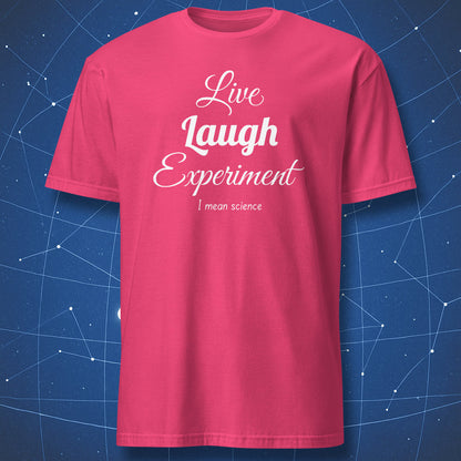 Funny science farmhouse style typography tee