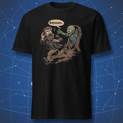 boltzmann brain zombie physics humor t-shirt design