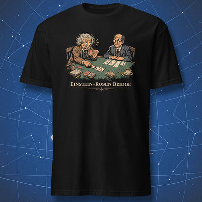 Einstein Rosen Bridge physics t-shirt black background