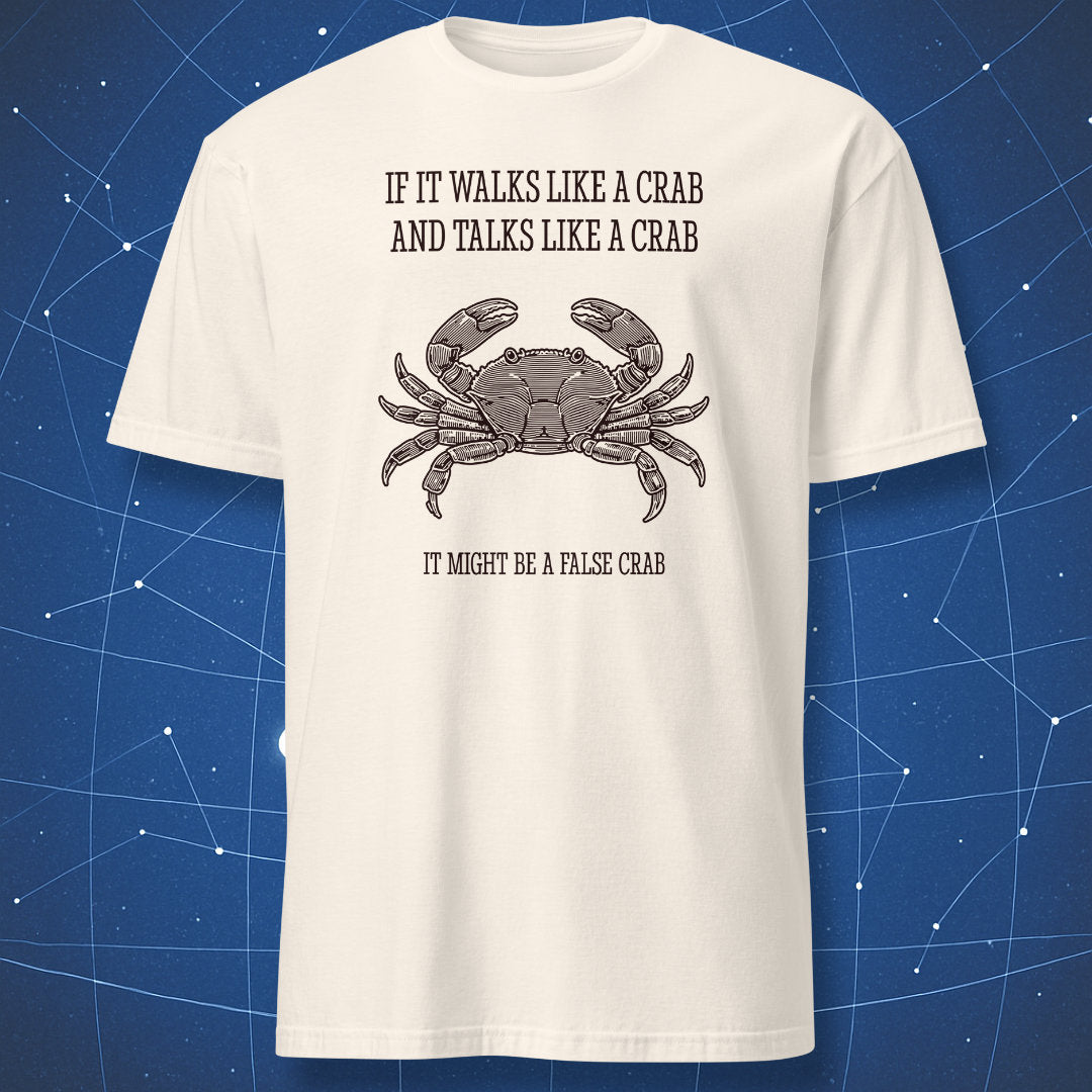 nerd science t-shirt vintage zoological crab illustration