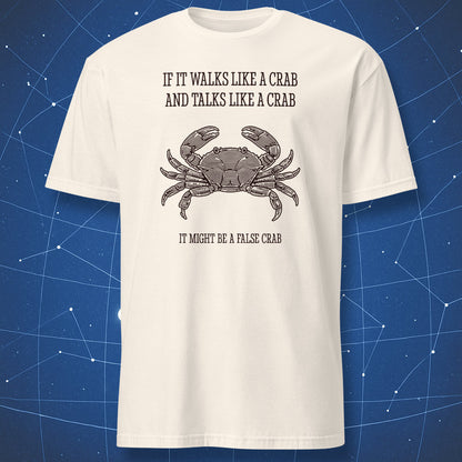 nerd science t-shirt vintage zoological crab illustration