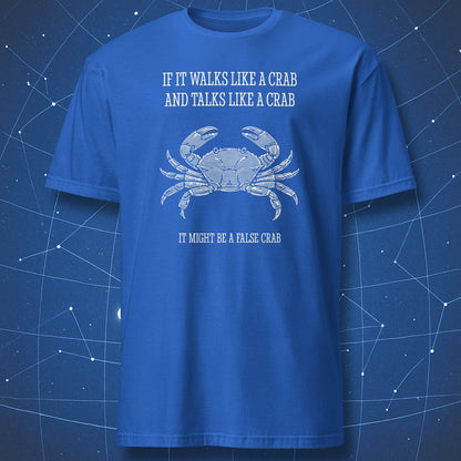 carcinization joke shirt false crab evolution humor