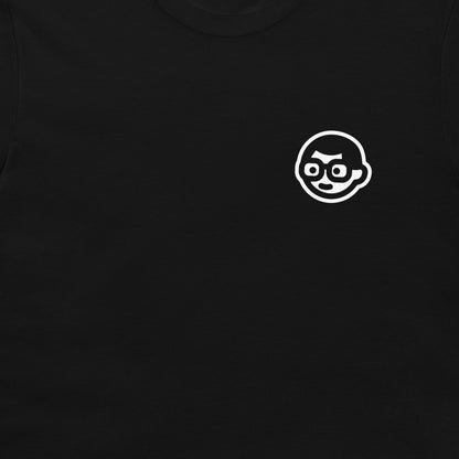 Dork Matter minimalist logo science nerd t-shirt black