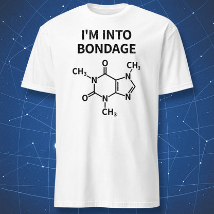 white shirt chemistry bondage joke design