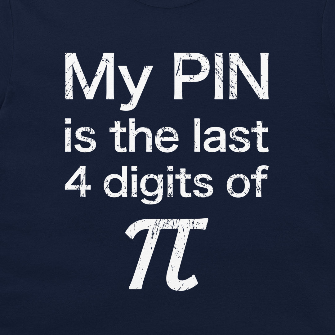shirt-navy-detail
Close-up of funny pi and PIN math design printed on a navy T-shirt